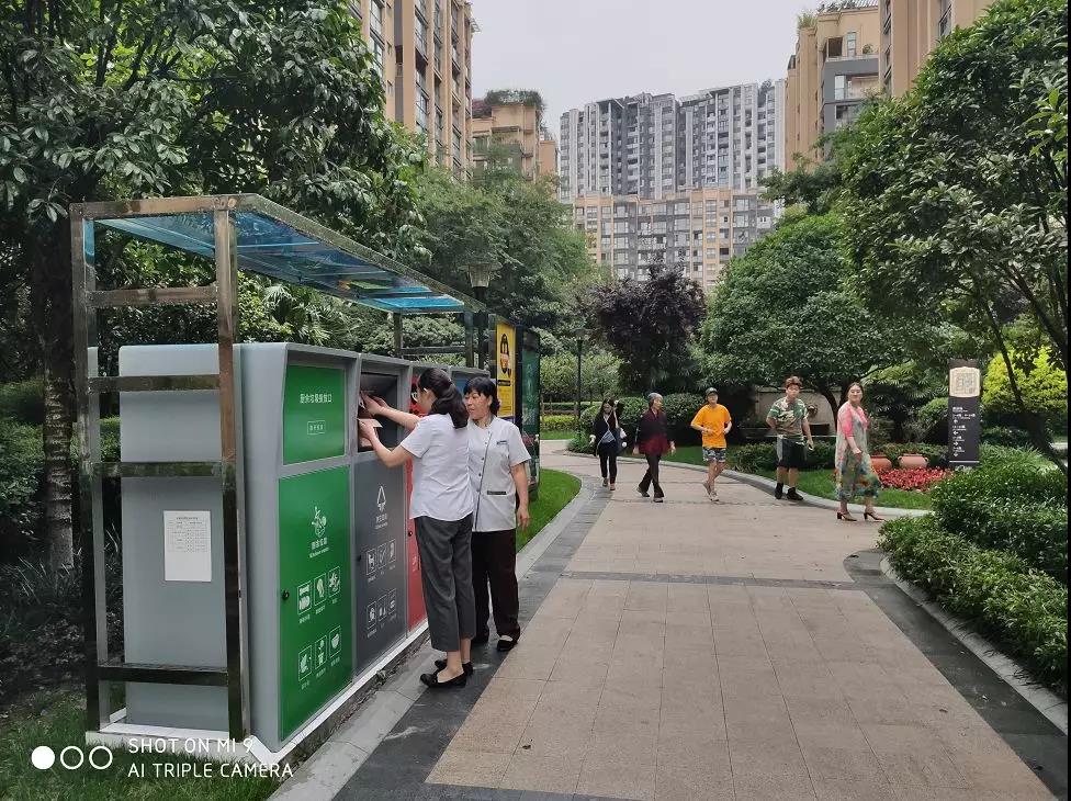 动态丨成都市城管委副主任李东明一行前往金沙云庭考察垃圾分类试点工作
